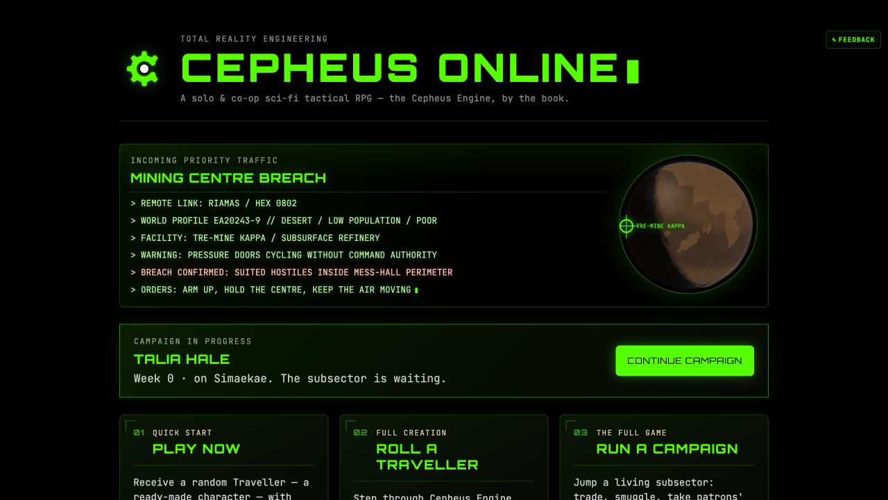 cepheus screenshot